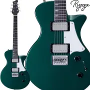 RYOGA HORNET Deep Forest Green Humbucker Baked Maple Neck Deep Green Hornet