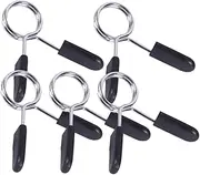 WHAMVOX 27mm Barbell Spring Clamp Barbell Spring Clip Collar Weight Lifting Clip