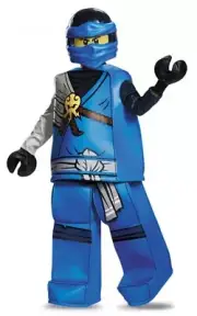 LICENSED JAY NINJAGO PRESTIGE CHILD BOYS LEGO FANCY DRESS HALLOWEEN COSTUME