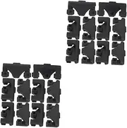 [Ciieeo] 2sets Air Fryer Bumpers Corner Protectors Silicone Tray Feet Replacement Parts Protect Your Air Fryer Set 10pcs*2