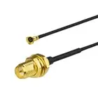 U.FL MHF4 to RP SMA female jack pigtail cable 0.81mm for PCI WIFI Card