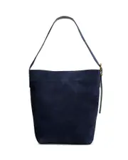 Madewell The Essential Bucket Tote in Suede
