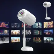 Portable Mini HD Projector with Stand Bluetooth WIFI Android 11.0 Home Projector