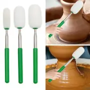 Telescoping Pottery Absorbent Sponge Stick Extendable Sponge Rod for Office