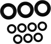 Valve Stem Rubber Ring Replacement Kit Pcs Sealing Rings Precision Made for Leak Prevention Versatile for Applications