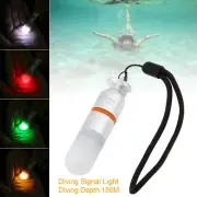 Underwater Scuba Dive Strobe Beacon Night Diving Flashing Marker Signal Light