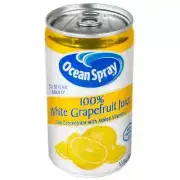 Ocean Spray 7.2 fl. oz. White Grapefruit Juice - 24/Case