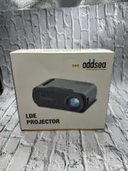 Oddsea Mini Portable Projector 1080P Works w/Phone/Tablet/Laptop/ TV Stick #9