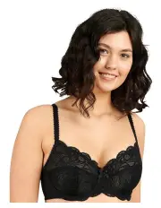 [Sans Complexe] Ariane Full Cup Underwire Lace Bra in Black