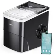 Smart Countertop Ice Maker - Compact Ice Maker with App Control, 9 Cubes in 6