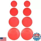 Pyrex (2) 7202-PC 1 Cup, (2) 7200-PC 2 Cup, (2) 7201-PC 4 Cup, (2) 7402-PC 6/