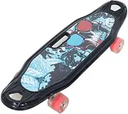 Kids Skateboards Cruiser Board with High Rebound PU LED Light up Wheels for Beginners or Professionals Boys Girls,A