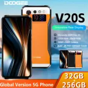 5G DOOGEE V20S 4G Rugged Phone Android 13 Mobile Outdoor Dual Screen Adventure