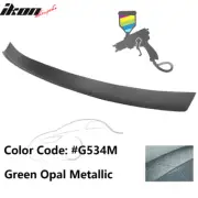 Fits 16-21 Honda Civic X Type R Rear Add-on Gurney Flap Lip Painted #G534M Green (for: Honda)