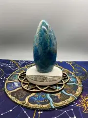 1.7 Lb Blue Apatite Free Form Crystal Specimen