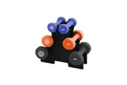 7pc Hacienda 2 3 5kg Weighted Dumbbell Set Gym Fitness Workout Exercise w Rack