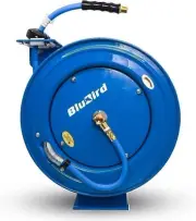 BLUBIRD BBRHD1250 18ga. Retractable 1/2" X 50 Air Hose Reel