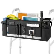 Walker Basket with Cup Holder - Senior Walker Accessories for Rollator Walker...
