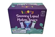 Lesing Sensory Liquid Motion Timers for Kids and Adults 3-Pack Hourglass
