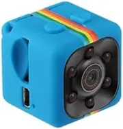 Mini Hd Night Vision Surveillance 2MP Sport Recorder Camera Support Monitor Detection & IR Night Vision & TF Card(Black) csj (Color : Blue)