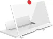 10/12 inch 3D Desktop Phone Holder Stand Universal Mobile Phone Screen Enlarger Magnifying Video Amplifier Projector Brack