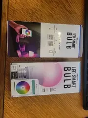 2 x Gems Bluetooth LED Smart Light Bulb NEW