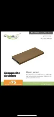 Wpc decking composite boards