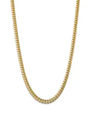 Bloomingdale's Fine Collection Men's Miami Cuban Link Chain Necklace in 14K Yellow Gold, 22
