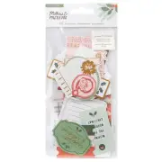 Mittens & Mistletoe Ephemera Die-Cuts 40/Pkg-Journaling W/Gold Foil Acc - 3 Pack