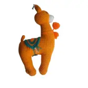 Llama 13 Inches Crochet Llamita Doll Plush Stuffed Amigurumi Toy Handmade New