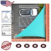 Stylish Turquoise Shade Sail 6'x11' - Optimal UV Protection for Your Events