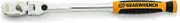 Gearwrench 81055 120XP 1/4 Inch Drive Flex Head Rachet with Cushion Grip, 9-Inch