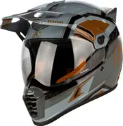 Klim Krios Pro Rally, adventure helmet , color: Light Grey/Grey/Black/Bronze , size: XL
