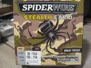 SpiderWire Stealth Camo Braided Fishing Line - 30 LB - 125 Yds - Camo Braid