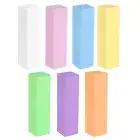7pcs Nail Buffer Block 120 Grit Nail File for Nail Buffing, Mix Seven Colors