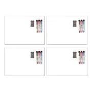 Fridge Memoboard for Kitchen Office with Marker and Sponge Eraser