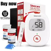 Sinocare Diabetes Testing Kit/Blood Glucose Monitor Safe AQ Voice/Glucose