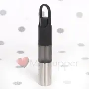 NEW Tupperware Salt or Pepper Grinder Single Hand Black and Stainless
