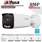 Dahua IPC-HFW2849T-ZAS-IL 8MP WizSense Full Color+IR IP Camera Light Mic POE