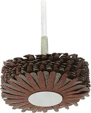 Veemoon 1pc Polishing Abrasive Wheel for Furniture Parts Sandpaper Buffing Wheel for Relief Carving Versatile Grinding Tool for Concave Convex Surfaces