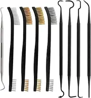 Generic Car Detailing Cleaning Tool,Hooks and Brush Set,Double Headed Maintenance Tool Set for Garages Cleaning Wheels Homes Motorcycle Crafts