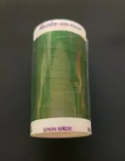 One Spool Mettler Thread 50 weight. 500m/547yards Cotton Color 714 Bright Green
