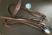 Horse Bridle Western Leather Headstall/Reins "Buffalo Leather of the Rockies"