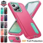For iPhone 16 15 Pro Max 14 13 12 11 XS Phone Case Heavy Duty Shockproof Cover