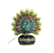JAY STRONGWATER GORGEOUS SPENCER PARADING PEACOCK TRINKET BOX SWAROVSKI BOX NEW