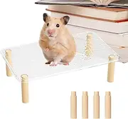 Hamster Platforms – Removable & Adjustable Small Animal Shelves, Fun Toys with Bottle Holder, Ladder, Feeder & Food Station for Hamsters and Small Pets' Homes