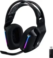 Logitech G733 LIGHTSPEED Wireless Gaming Headset with suspension headband, LI...