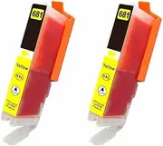 2 x Generic CLI-681XXL Yellow Compatible with Canon CLI681XL & 681XXL for Canon PIXMA TR7560 TR8560 TS6160 TS8160 TS9160 TS6260 TS9560 TS9565 TS706 TS6360 TS8360 TR8660 TR7660 R8660A