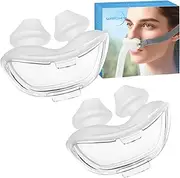 Nasal Pillow Cushion for AirFit P10 Medium - 2 Packs Optimized Comfort & Secure Seal Mask Cushions Compatible with Original Airfit P10 Frame, Replacement CPAP Supplies(M)