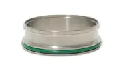 Vibrant Fits HD Clamp Titanium Weld Ferrules For 3.50in O.D. Tubing